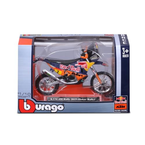 KTM 450 Rally [ Bburago 51072] Factory Racing Team 1 18 Die Cast, Sorted