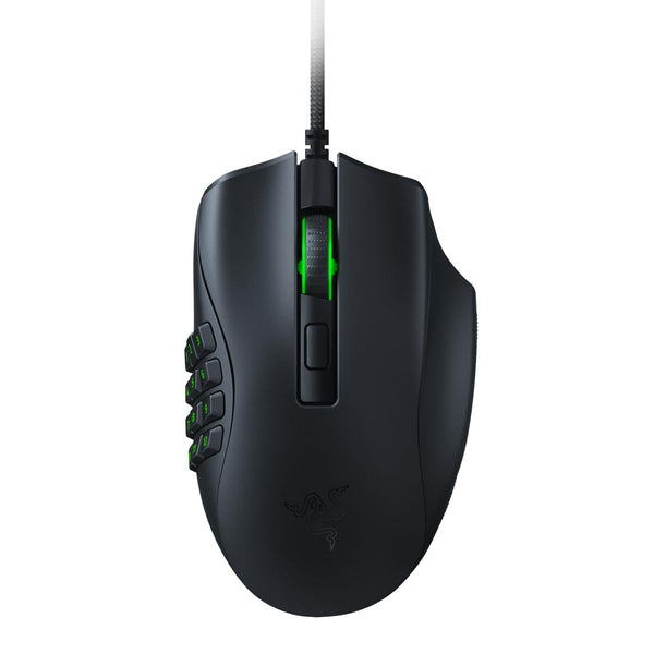 Razer Naga X - Ergonomic MMO Gaming Mouse with 16 Programmable Buttons (2nd Gen Optical Mouse Switches, Advanced 5G Optical Sensor, 85 g Ergonomic Design, RGB Chroma, Speedflex Cable) Black