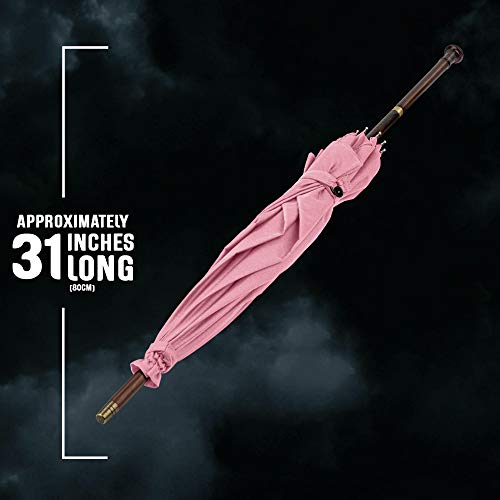 The Noble Collection Harry Potter Rubeus Hagrid Umbrella Wand in Collectors Box - 31in (80cm) Officially Licensed Functional Umbrella Wand - Film Set Movie Props Gifts