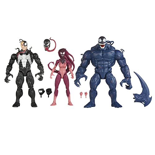 Hasbro Marvel Legends Series Venom Multipack Action Figure 6-inch Scale Collectible Toy, 4 Accessories