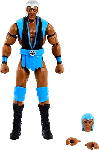 WWE Action Figures, WWE Elite Farooq Asad Figure with Accessories, Collectible Gifts