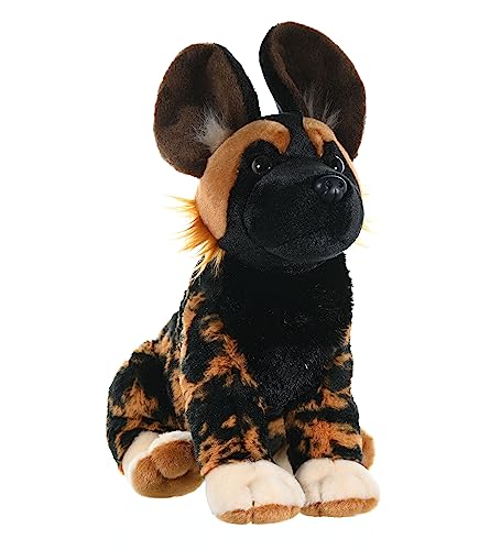 Wild Republic African Wild Dog Plush Soft Toy, Cuddlekins Cuddly Toys, Gifts for Kids 30 cm