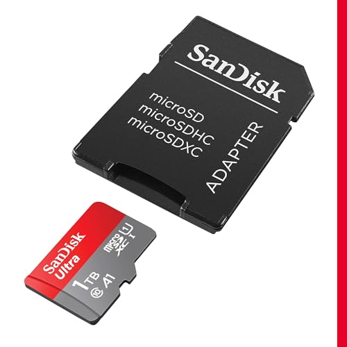 SanDisk 1TB Ultra microSDXC card + SD adapter up to 150 MB/s with A1 App Performance UHS-I Class 10 U1