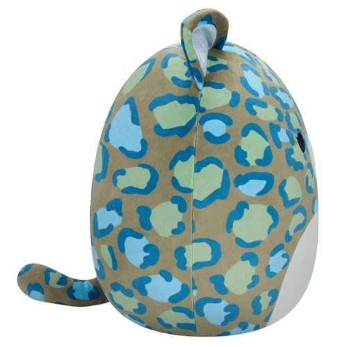 Squishmallows SQCR04131 12", Enos-Dark Green Leopard