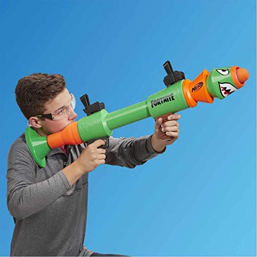 Nerf Fortnite RL Blaster Fires Foam Rockets Includes 2 For Youth, Teens, Adults, Multicolor, One Size