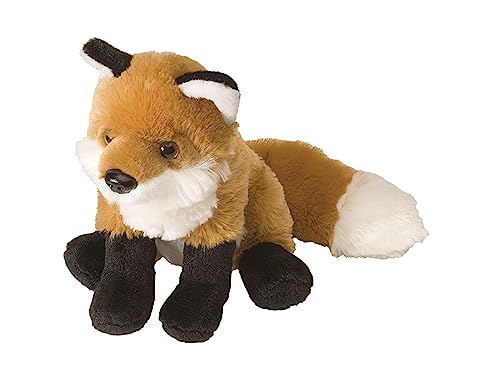 Wild Republic Red Fox Plush Soft Toy, Cuddlekins Cuddly Toys, gifts for Kids 30 cm