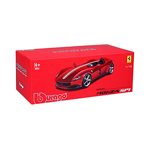 Bburago B18-16909 SP1 1:18 Ferrari Signature Monza SP-1, Assorted Designs and Colours