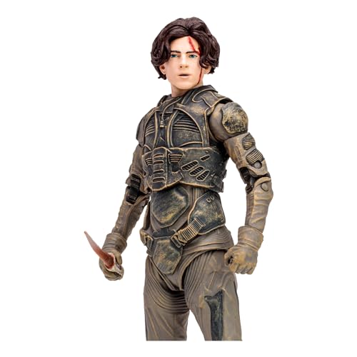 McFarlane Toys Dune: Part Two Paul Atreides & Feyd-Rautha Harkonnen 7-Inch Action Figures 2-Pack - Ultra Articulation, Crysknife, Sword, and Collectible Art Cards