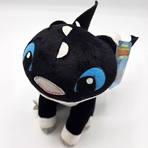 How To Train Your Dragons - Plush toy baby Dragon black with blue eyes 10"/26cm Super soft quality (760017685)