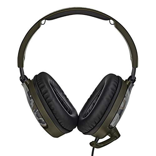 Turtle Beach Recon 70 Camo Green Gaming Headset for Xbox Series X|S, Xbox One, PS5, PS4, Nintendo Switch & PC