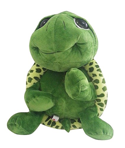 Bansusu 20CM Cartoon Plush Tortoise Lovely Green Big Eyes Turtle Soft Stuffed Animal Toy