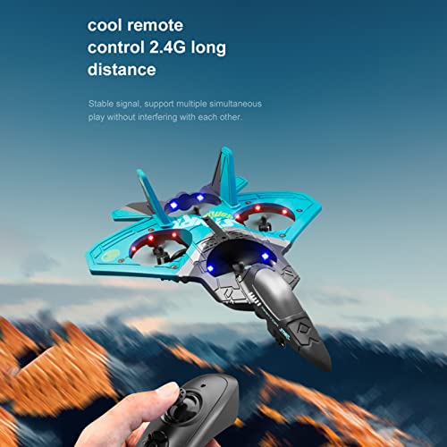 Remote Control Helicopter RC Helicopters,RC Plane Airplane Toys Ready To Fly 2.4GHz 6CH EPP 4 Motor Rc Helicopters for Adult Kids with Function Gravity Sensing Stunt Roll Cool Light Battery