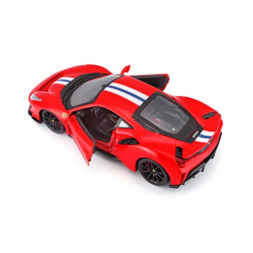 Bburago 1 24 - Ferrari 488 Pista R&P car - Assorted colors - 1 piece,Red