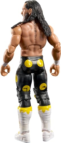 Mattel WWE Top Picks Elite Action Figure & Accessories Set, Seth Rollins 6-inch Collectible with Swappable Hands, Ring Gear & 25 Articulation Points, HTX72