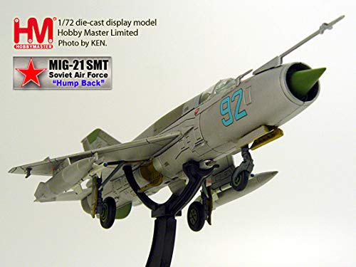 HOBBY MASTER MIG-21 SMT Hump Back Soviet Air Force No.92 1/72 diecast plane model aircraft Limited Edition