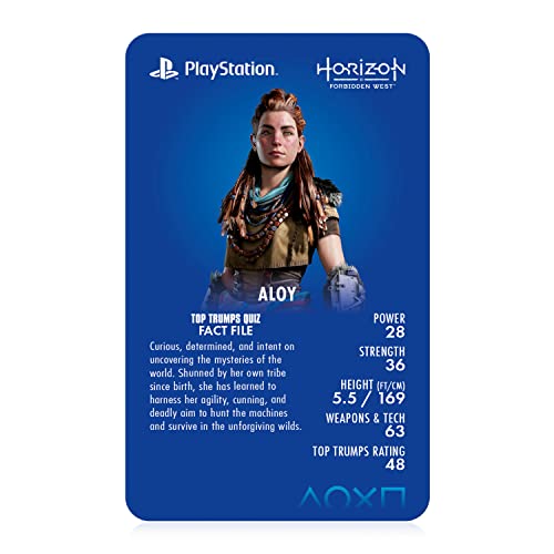 Top Trumps PlayStation Limited Edition Card Game, 30 of Sony's videogames in one deck, Play with Kratos from God of War, Abby from The Last of Us II and Bloodborne's Hunter, players aged 18 plus