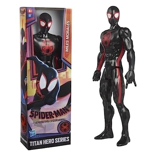 Marvel Spider-Man Miles Morales Toy, 12-Inch-Scale Spider-Man: Across the Spider-Verse Figure for Kids Ages 4 and Up