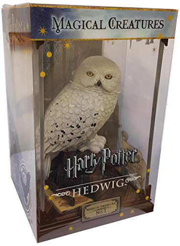 The Noble Collection Magical Creatures Hedwig - Hand-Painted Magical Creature No.1 Officially Licensed 7in (18.5cm) Tall Harry Potter Toys Collectable Figures - For Kids & Adults