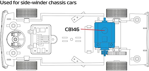 Scalextric C8146 Motor Pack (with 2 Pinions) 1:32 Scale Accessory