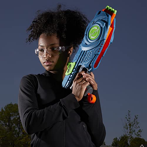 Nerf Elite 2.0 Flipshots Flip-8 Blaster, 8 Dart Barrels Flip to Double Your Firepower, 8-Dart Capacity, 8 Nerf Darts, F2549