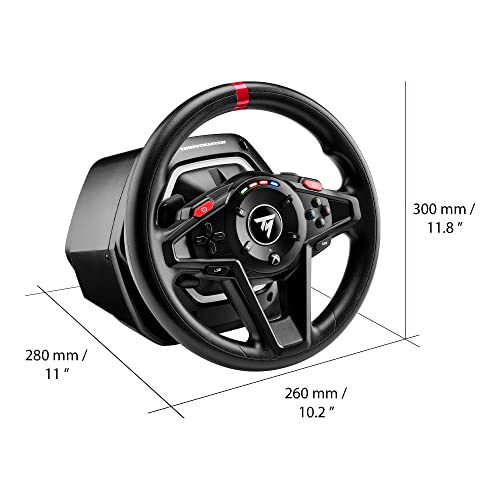 Thrustmaster T128, Force Feedback Racing Wheel with Magnetic Pedals, Xbox Series X|S, Xbox One, PC
