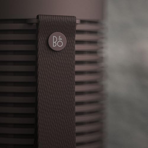 Bang & Olufsen Beosound Explore - High-end Wireless Portable Bluetooth Speaker for Outdoor, Home and Travel, 360 Degree IP67 Waterproof Speaker with Playtime Up to 27 Hours - Chestnut