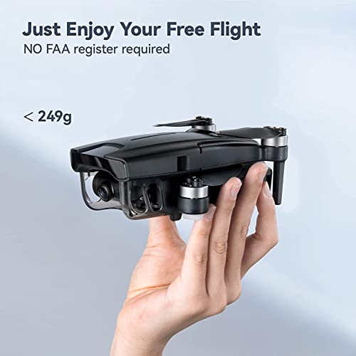 Ruko F11MINI Drone, Under 250g Drone with Camera, 2 Batteries 60 Min Flight Time, Foldable and Lightweight, 5GHz WiFi, GPS Auto Return, Follow Me Drone, Points of Interest for Beginner Adult