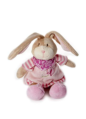 Mousehouse Gifts Stuffed Animal Plush Bunny Rabbit Soft Toy for Newborn Baby Gift Present (Pink)