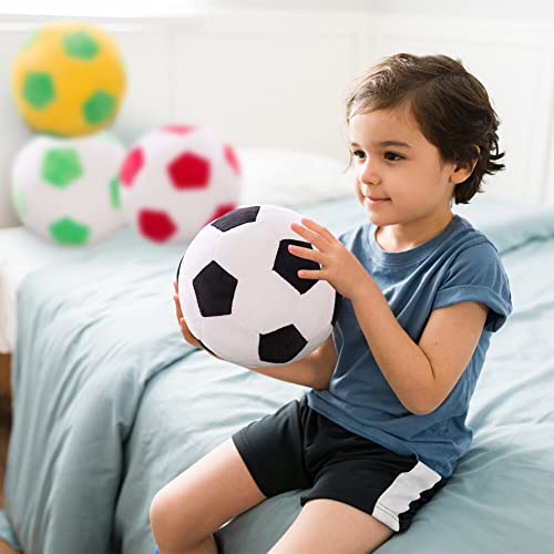 Uposao Plush Football Fluffy Stuffed Football Soft Football Kids Toy Home Sofa Decoration Creative Football Pillow Lumbar Pad Gift for Children Kids Boy Girl Baby, 22cm