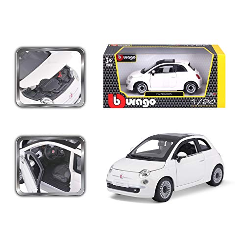 BBURAGO - FIAT 500 2007 1:24 (Assorted colours)