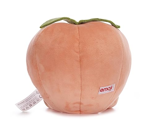 Emoji 7" (18cm) Peach Fruit "Sweet Cheeks" Emoji Plush Soft Toy