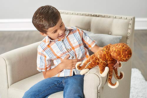 Wild Republic Octopus Plush Soft Toy, Cuddlekins Cuddly Toys, Gifts for Kids 30 cm