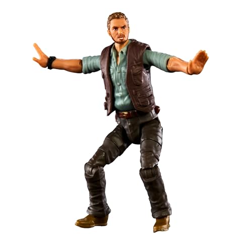 Jurassic World Hammond Collection Owen Grady Action Figure, Premium Authentic Articulated Figure, 3.75 Inch Scale, Dinosaur Related Toy, HTV60