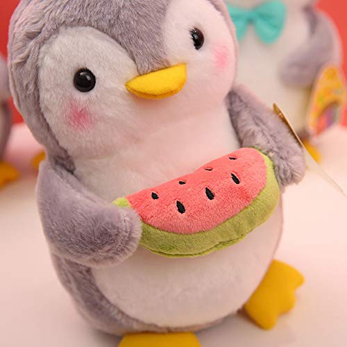 Soft Stuffed Animal Toy,plush soft toys for babies,soft toy penguin,lovely and soft toys,Marine animal plush toys, home decor,Penguin Soft Plush25cm (Watermelon, 9.8 inch)