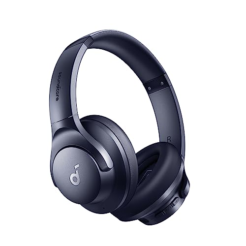 soundcore by Anker Q20i Hybrid Active Noise Cancelling Headphones - Comfortable Fit, Sound, Large Bass, App Customization, Long Playtime, Ideal for Home Use, Gym, Travel