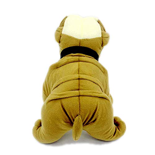 VACHICHI Lifelike Stuffed Animals English Bulldog Teddy Realistic Plush Soft Toy Animals Dog Puppy,30cm (English Bulldog)