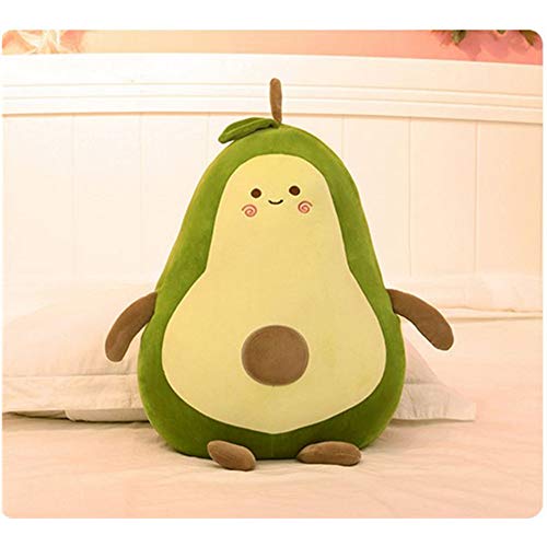 OUKEYI 15 Inch Snuggly Stuffed Avocado Fruit Soft Plush Toy Hugging Pillow Gifts for Kids, Girl, Boy, and FriendsBest Gift for Kids Christmas