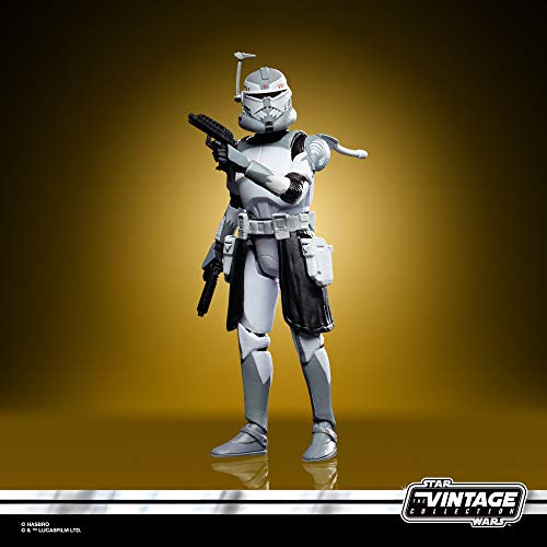 Star Wars The Vintage Collection Clone Commander Wolffe Toy, 9.5-cm-Scale The Clone Wars Action Figure, Children Aged 4 and Up