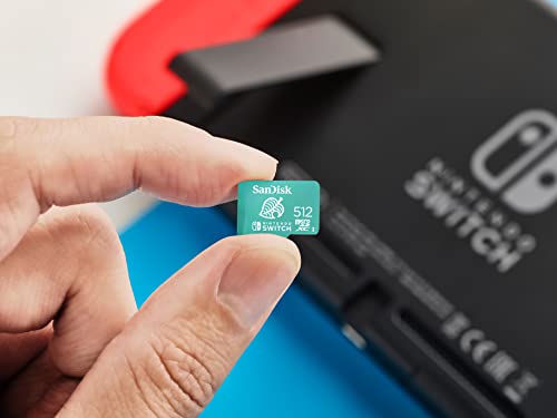 SanDisk 512GB microSDXC UHS-I card for Nintendo Switch - Nintendo licensed Product