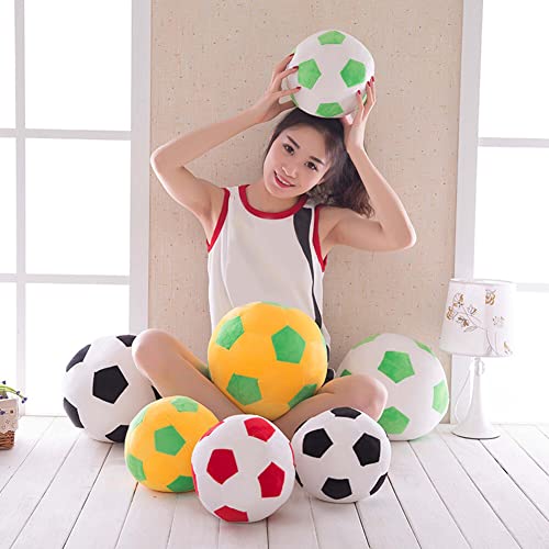 Uposao Plush Football Fluffy Stuffed Football Soft Football Kids Toy Home Sofa Decoration Creative Football Pillow Lumbar Pad Gift for Children Kids Boy Girl Baby, 22cm