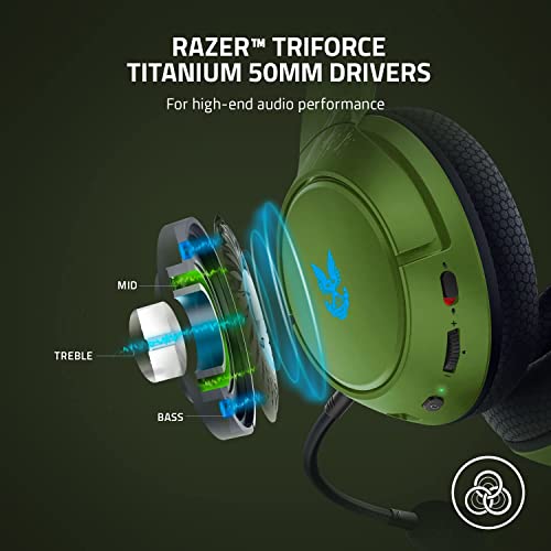 Razer Kaira Pro - Wireless Headset for Xbox Series X and Mobile Xbox Gaming (TriForce Titanium 50 mm Drivers, HyperClear Supercardioid Mic, Dedicated Mobile Mic) HALO Infinite Ed