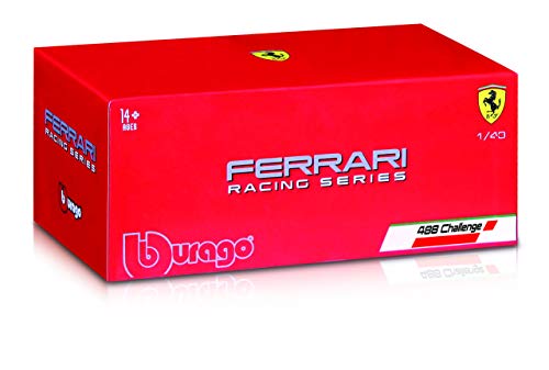 Bburago B18-36306 43 Ferrari Racing 488 Challenge, Yellow