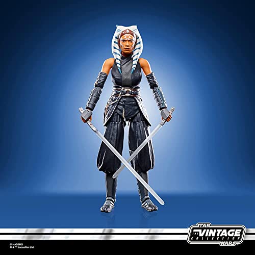 Star Wars Hasbro The Vintage Collection Ahsoka Tano (Corvus) Toy, 9.5 cm-Scale The Mandalorian Action Figure, Toys Kids Ages 4 and Up, Multicolor, F4478