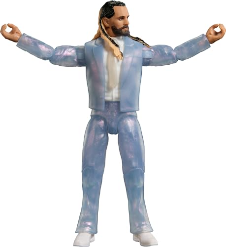 Mattel WWE Action Figure, 6-inch Collectible Seth Rollins with 10 Articulation Points & Life-Like Look, HTW18