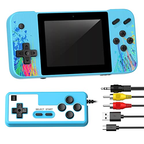 Yumcute Handheld Game Console,800 Classic Games 3.5-Inch IPS Screen, Mini Retro Game Console 1200mAh Rechargeable Battery Supports 2 Players Connected TV, Portable Game Console Gifts for Adults Kids