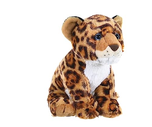 Wild Republic 19353 Jaguar Cub Plush Soft, Cuddlekins Cuddly Toys, Gifts for Kids 30 cm,Blue