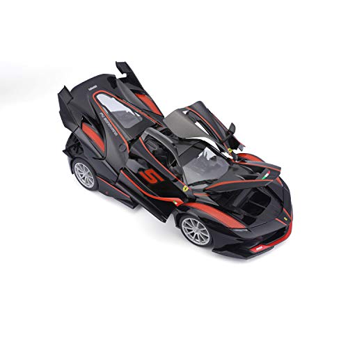 Bburago 18-16010BK Ferrari FXX-K 1:18 Scale Model car, Black