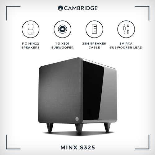 Cambridge Audio Minx S325-5.1 Home Cinema Speaker Package (Black)