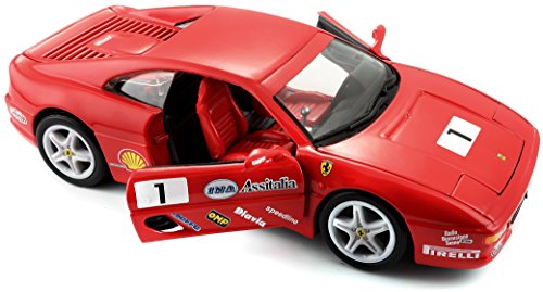 Bburago B18-26306 Ferrari F355 Challenge Diecast Model Kit, 1:24 Scale