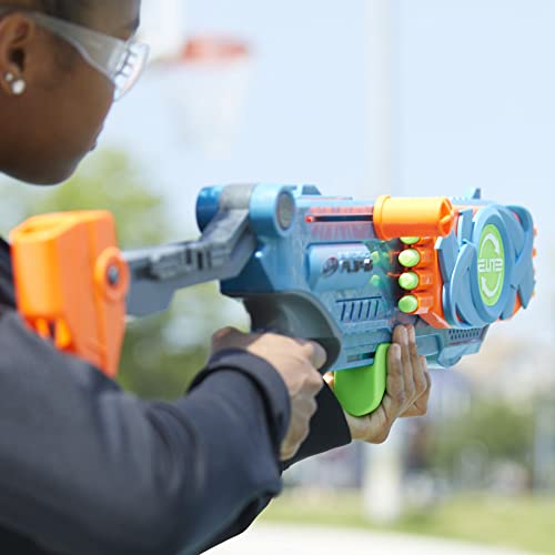 Nerf Elite 2.0 Flipshots Flip-16 Blaster with 16 Dart Barrels That Flip to Double Your Firepower, 16-Dart Capacity, 16 Nerf Elite Darts